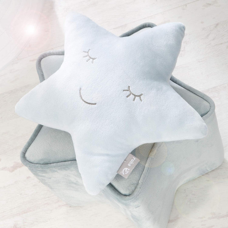 Morbido Cuscino A forma di Stella Azzurro - 2