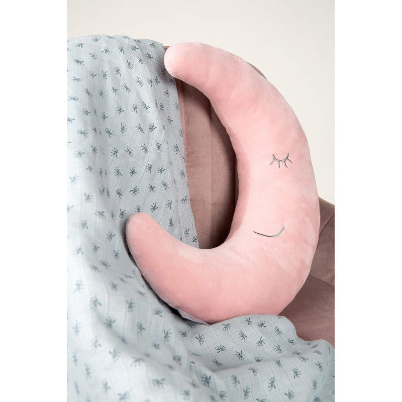 Morbido Cuscino A forma di Luna Rosa - 2