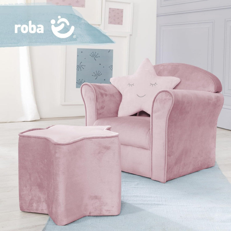 Mini Poltroncina Per Bambini 'Lil Sofa Rosa - 3