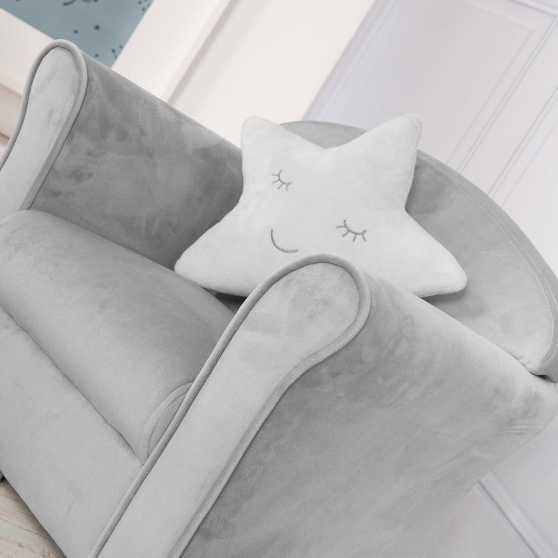 Mini Poltroncina Per Bambini 'Lil Sofa Grigio - 7