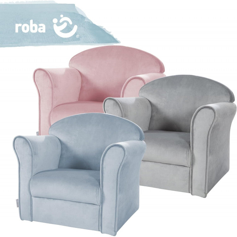 Mini Poltroncina Per Bambini 'Lil Sofa Azzurro - 4