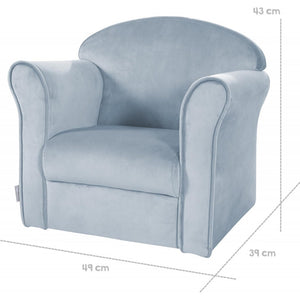 Mini Poltroncina Per Bambini 'Lil Sofa Azzurro - 2