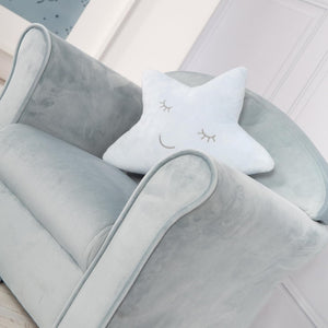 Mini Poltroncina Per Bambini 'Lil Sofa Azzurro - 7