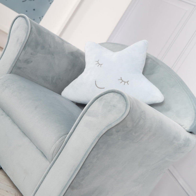 Mini Poltroncina Per Bambini 'Lil Sofa Azzurro - 7