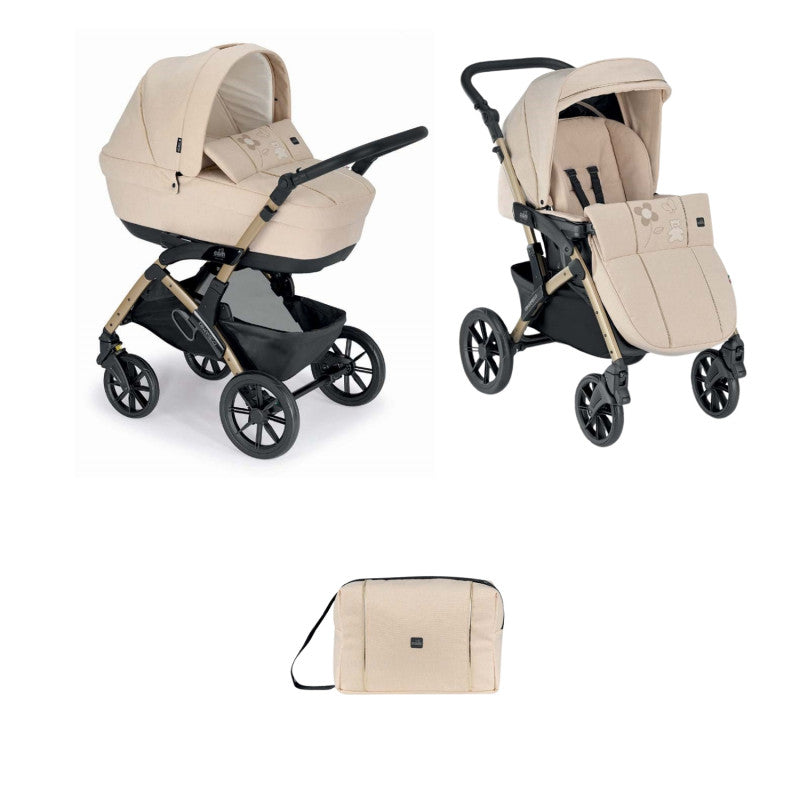 Dinamico Smart Cam - Passeggino Duo - Beige Natura