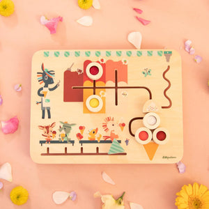 Pannello di Scoperta - Puzzle in Legno educativo - 6