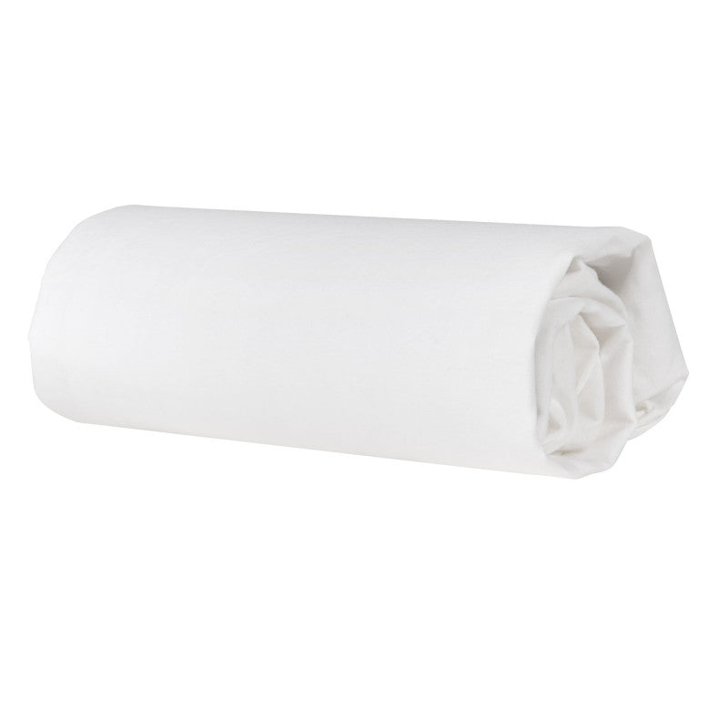 Lenzuolo con Angoli in Cotone per Culla - Bianco