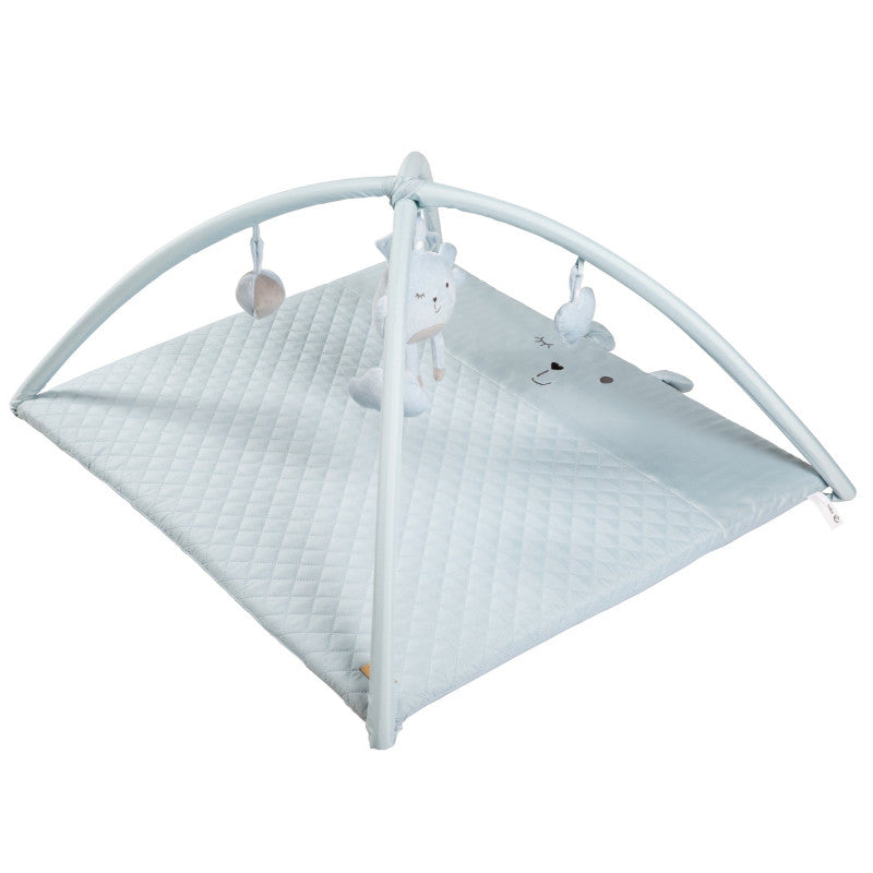 Tappeto da Gioco roba Style con Arco Giochi e 5 Elementi - Azzurro