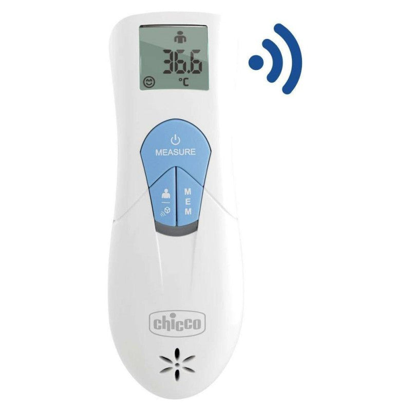 Termometro Chicco a distanza Thermo Family White e Blue - 2