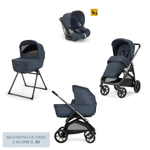 Trio Inglesina Aptica Sapphire Blue - Darwin Infant Recline