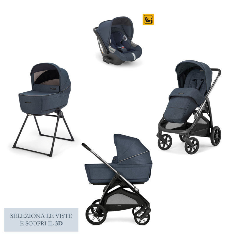 Trio Inglesina Aptica Sapphire Blue - Darwin Infant Recline