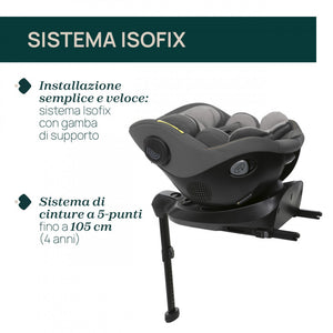 Chicco Easy Recline System 40 - 105 cm SEAT105 Glam Grey - 12