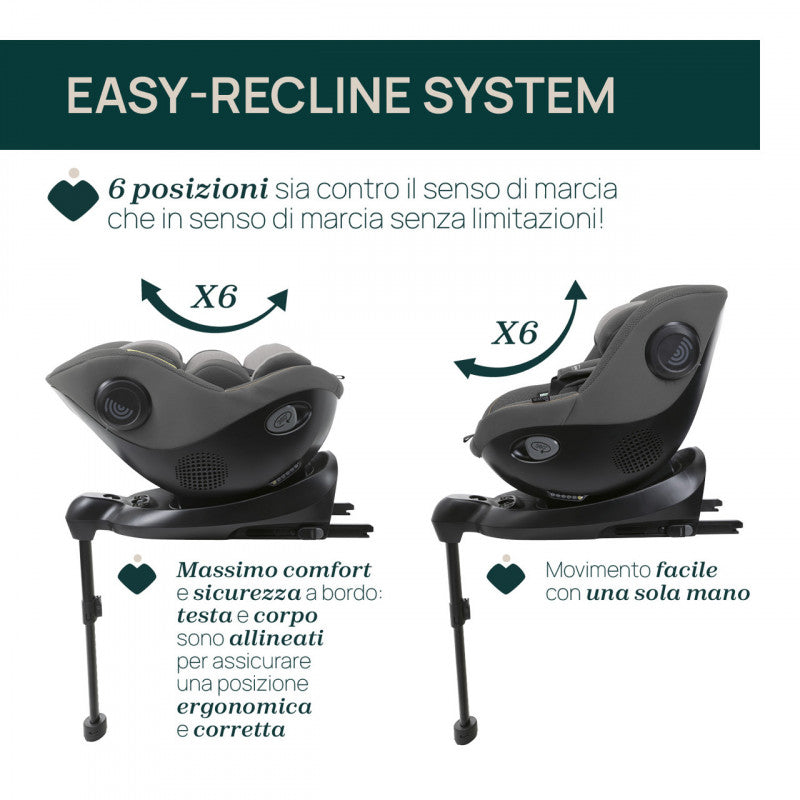 Chicco Easy Recline System 40 - 105 cm SEAT105 Glam Grey - 13