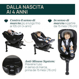 Chicco Easy Recline System 40 - 105 cm SEAT105 Glam Grey - 15