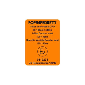 Seggiolino Run Foppapedretti Grey 76 - 150 cm I-Size - 7