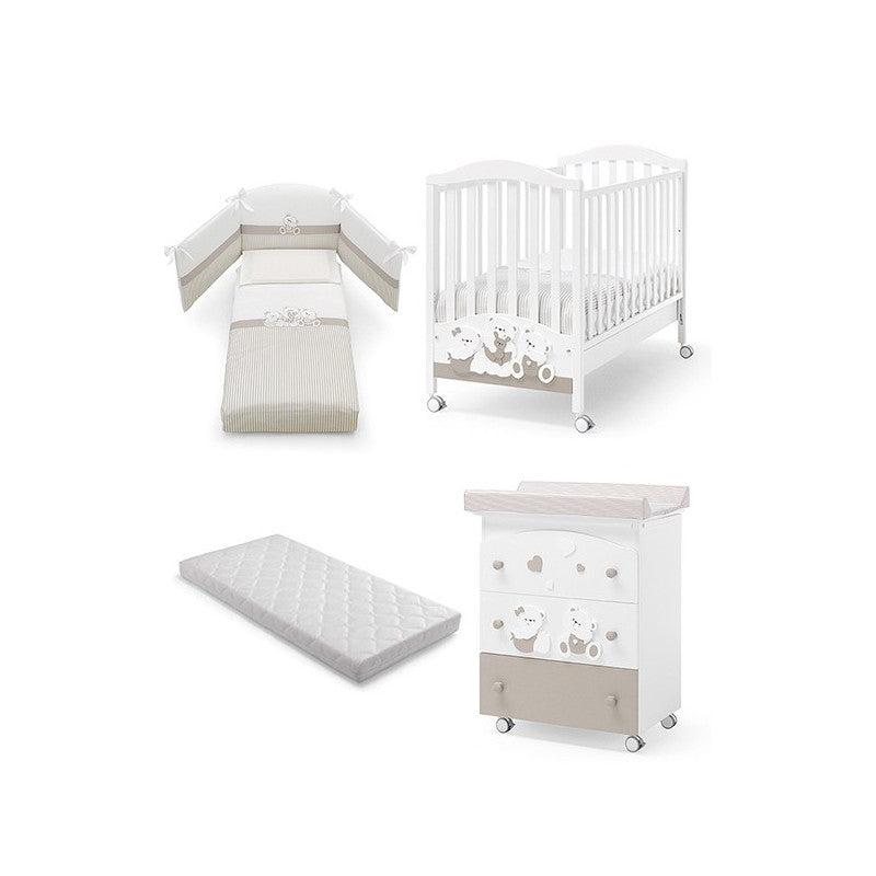 Set Cameretta Mirtillo Erbesi Tortora