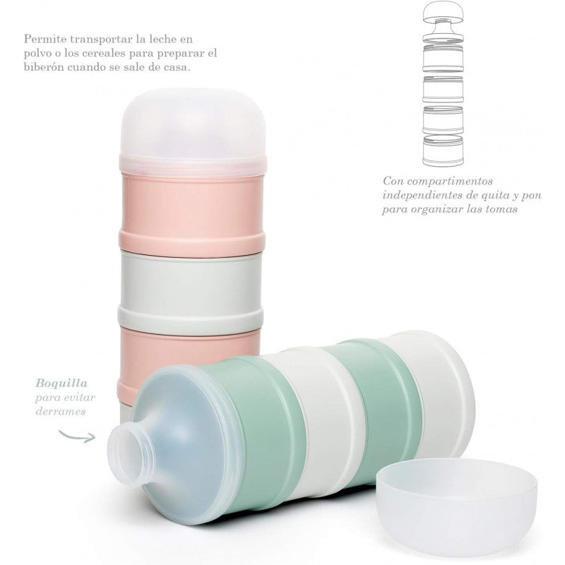 Dosatore Latte in Polvere Hygge Baby Verde - 4