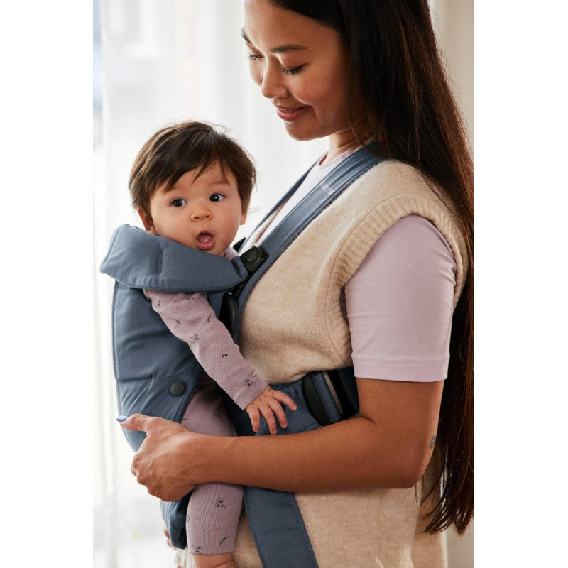 BabyBjorn Marsupio Mini Cotone Vintage Indigo - 3