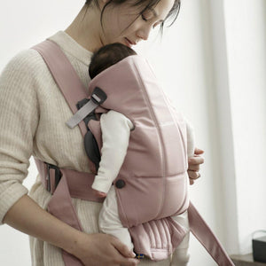 BabyBjorn Marsupio Mini Cotone Rosa dusty - 3