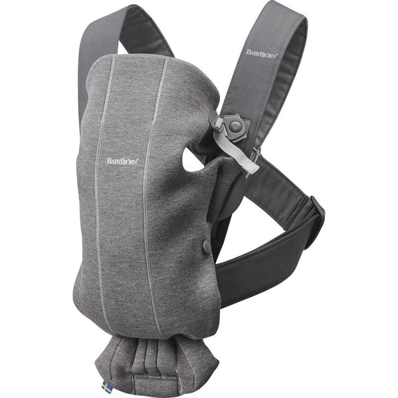 BabyBjorn Marsupio Mini Jersey 3D Grigio Scuro