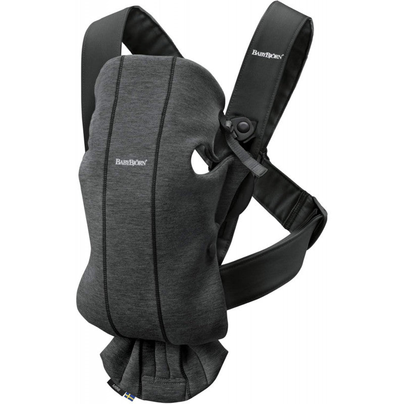 BabyBjorn Marsupio Mini Jersey 3D Characoal Grey
