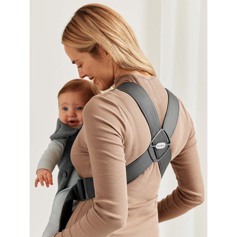 BabyBjorn Marsupio Mini Jersey 3D Grigio Scuro - 3