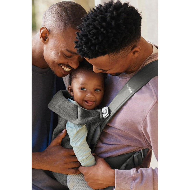 BabyBjorn Marsupio Mini Jersey 3D Grigio Scuro - 7
