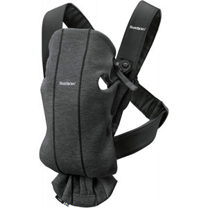 BabyBjorn Marsupio Mini Jersey 3D Characoal Grey - 6