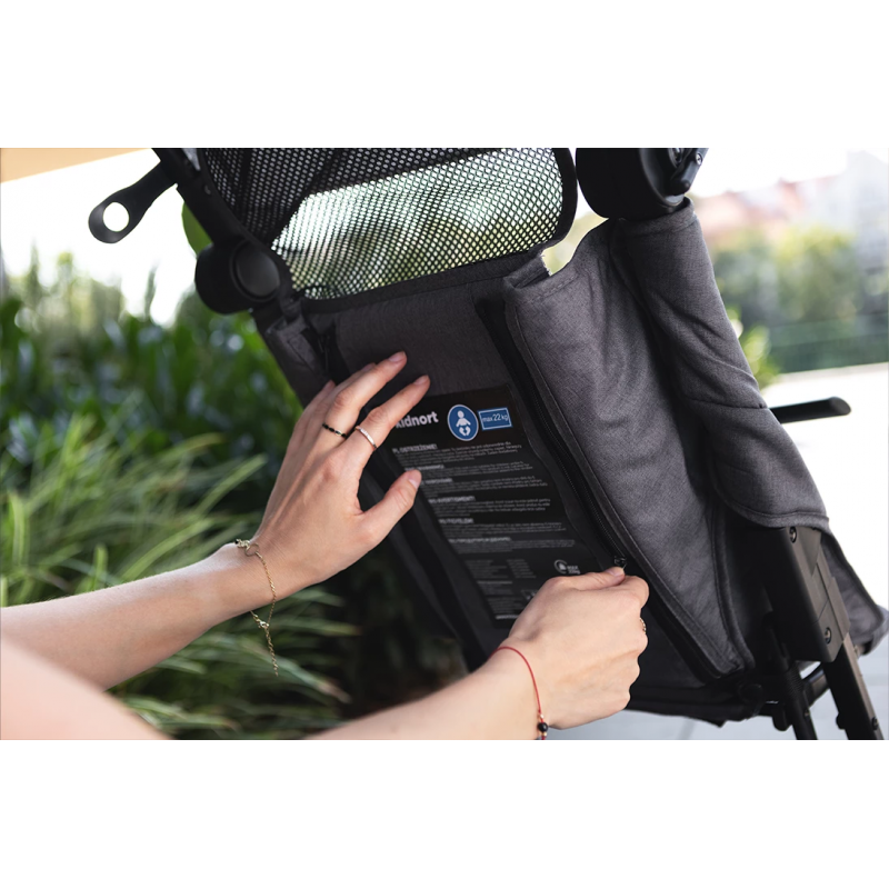 Passeggino Kidnort Ultraleggero Snopetrel Black - 11