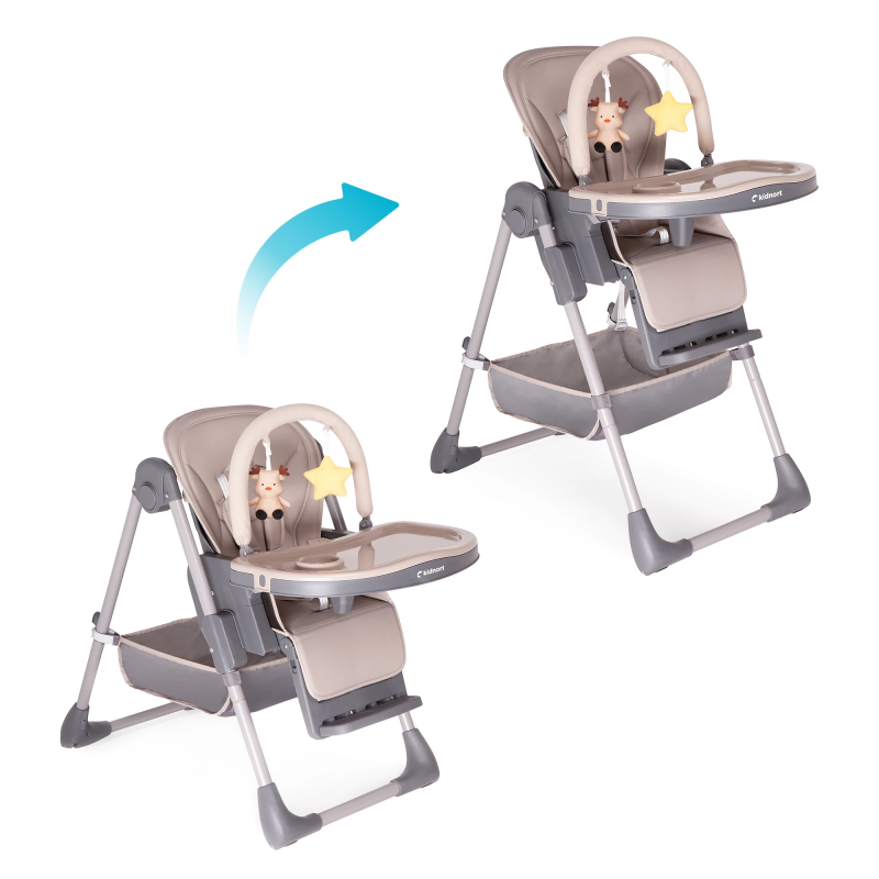 Seggiolone Pappa Kidnort Jordgubbe Verde - 9