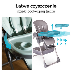 Seggiolone Pappa Kidnort Jordgubbe Verde - 7