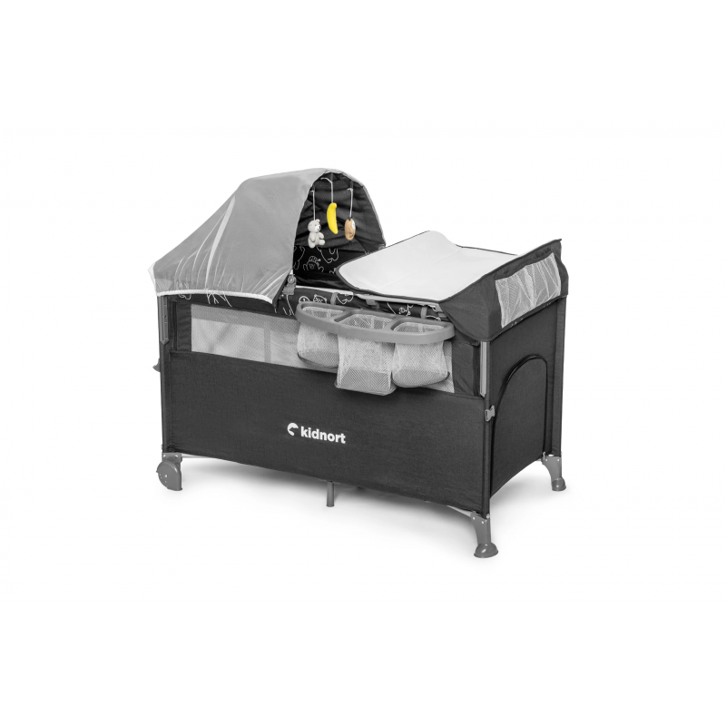 Lettino Da Campeggio Kidnort Stugan Grey - 4