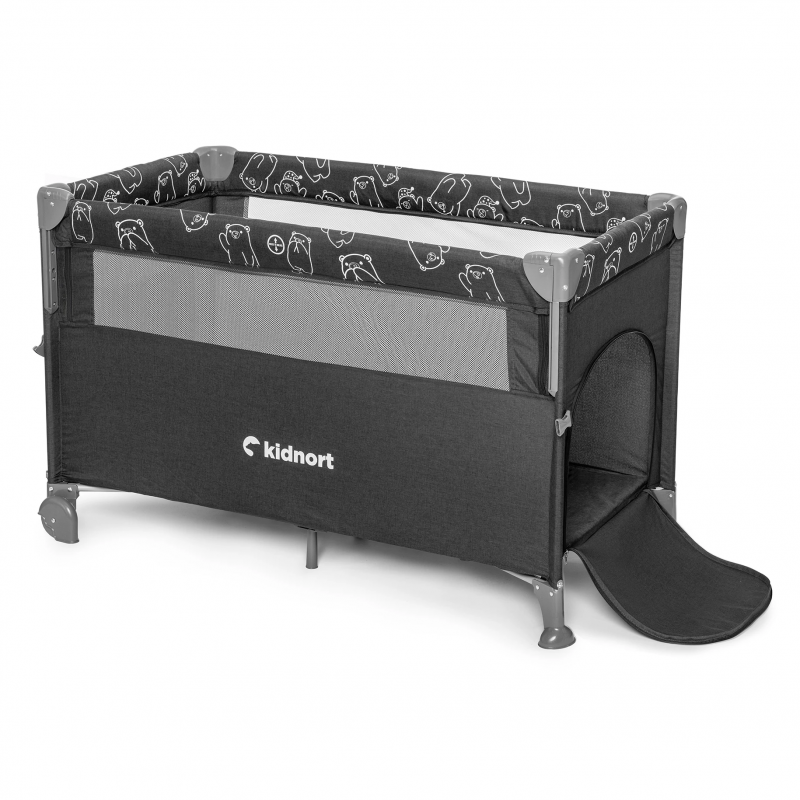 Lettino Da Campeggio Kidnort Stugan Grey - 2