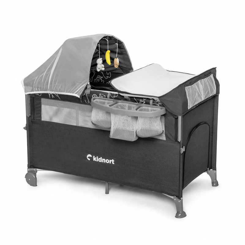 Lettino Da Campeggio Kidnort Stugan Grey - 12