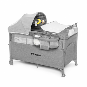 Lettino Da Campeggio Kidnort Stugan Light Grey