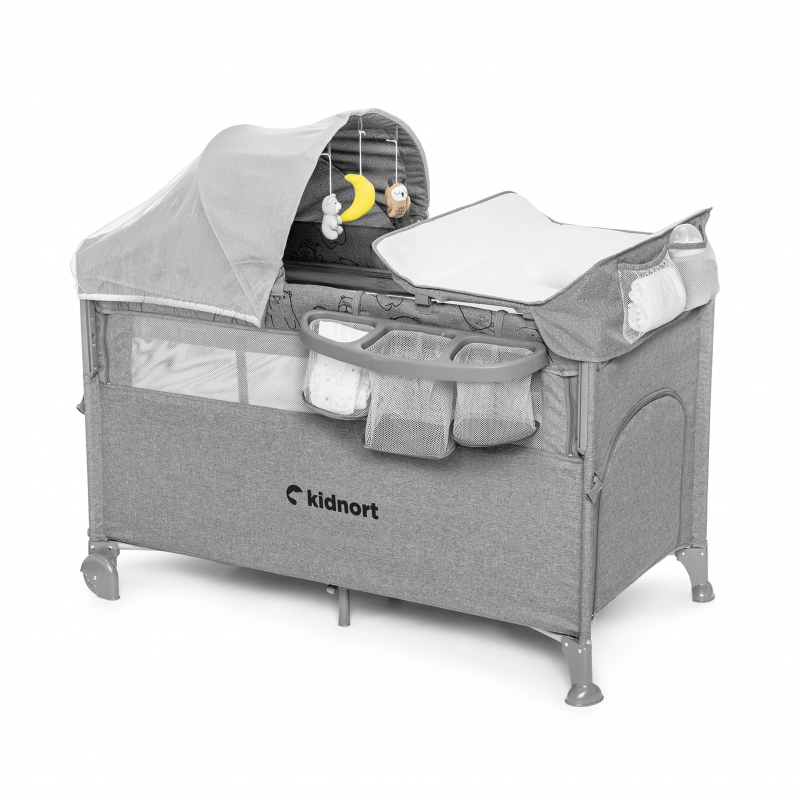 Lettino Da Campeggio Kidnort Stugan Light Grey