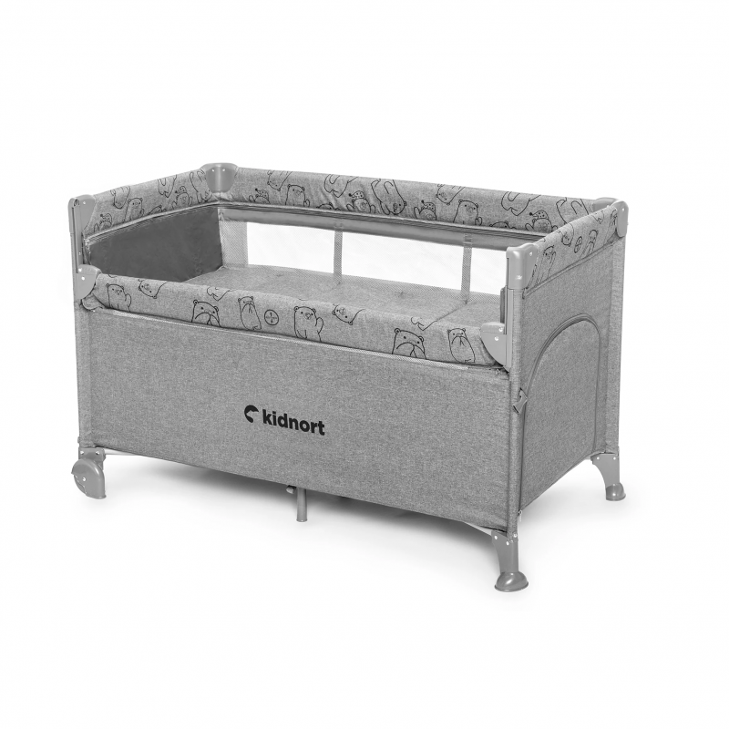 Lettino Da Campeggio Kidnort Stugan Light Grey - 8