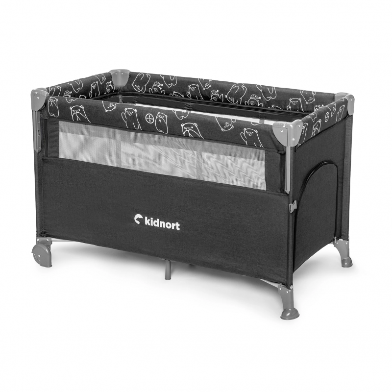 Lettino Co-sleeping Kidnort Naste Grey