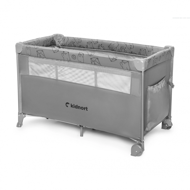 Lettino Co-sleeping Kidnort Naste Light Grey