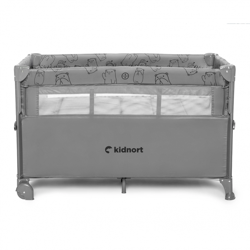 Lettino Co-sleeping Kidnort Naste Light Grey - 8
