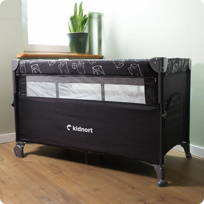 Lettino Co-sleeping Kidnort Naste Grey - 7