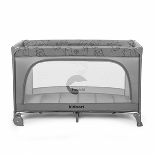 Lettino Da Campeggio Grotta Kidnort Light Grey - 2