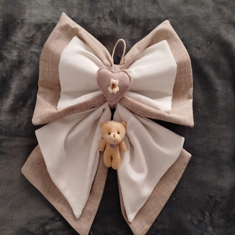 Fiocchi Nascita Artigianali Orso Beige - 2