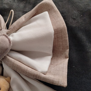 Fiocchi Nascita Artigianali Orso Beige - 4