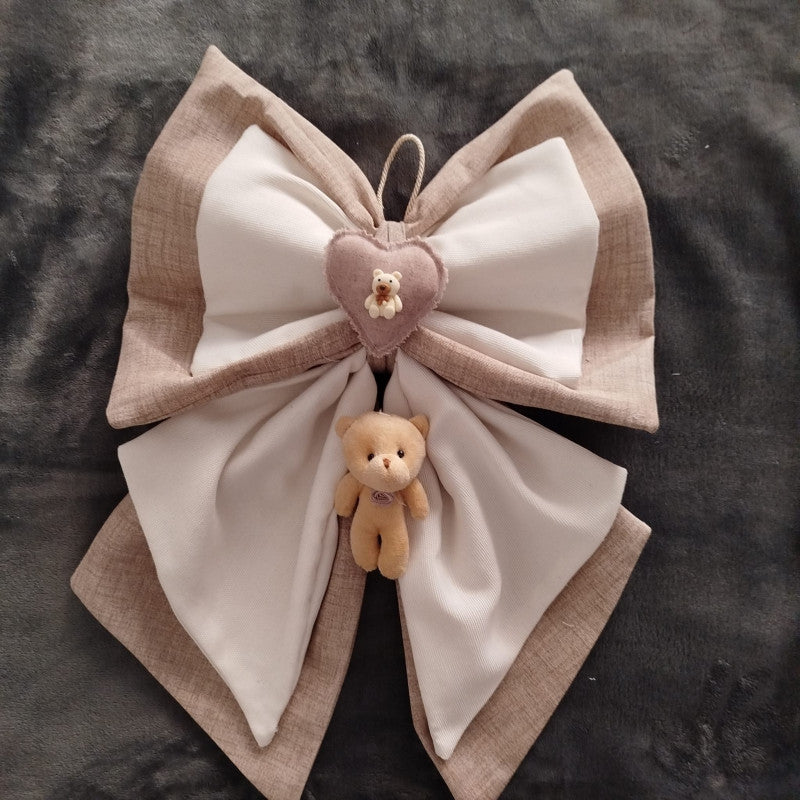 Fiocchi Nascita Artigianali Orso Beige - 5