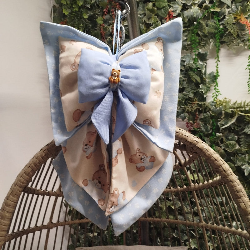 Fiocchi Nascita Artigianali Azzurro Bear - 2