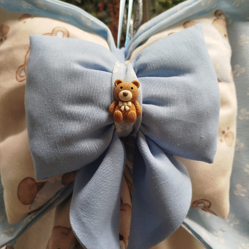 Fiocchi Nascita Artigianali Azzurro Bear - 3