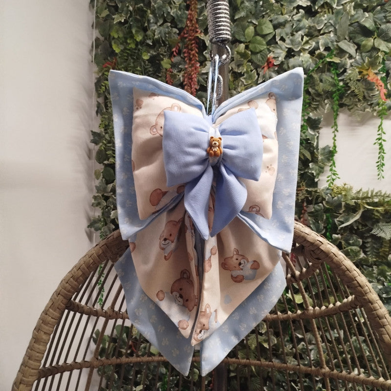 Fiocchi Nascita Artigianali Azzurro Bear - 5