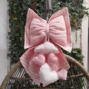 Fiocchi Nascita Artigianali Rosa è Nata - 3