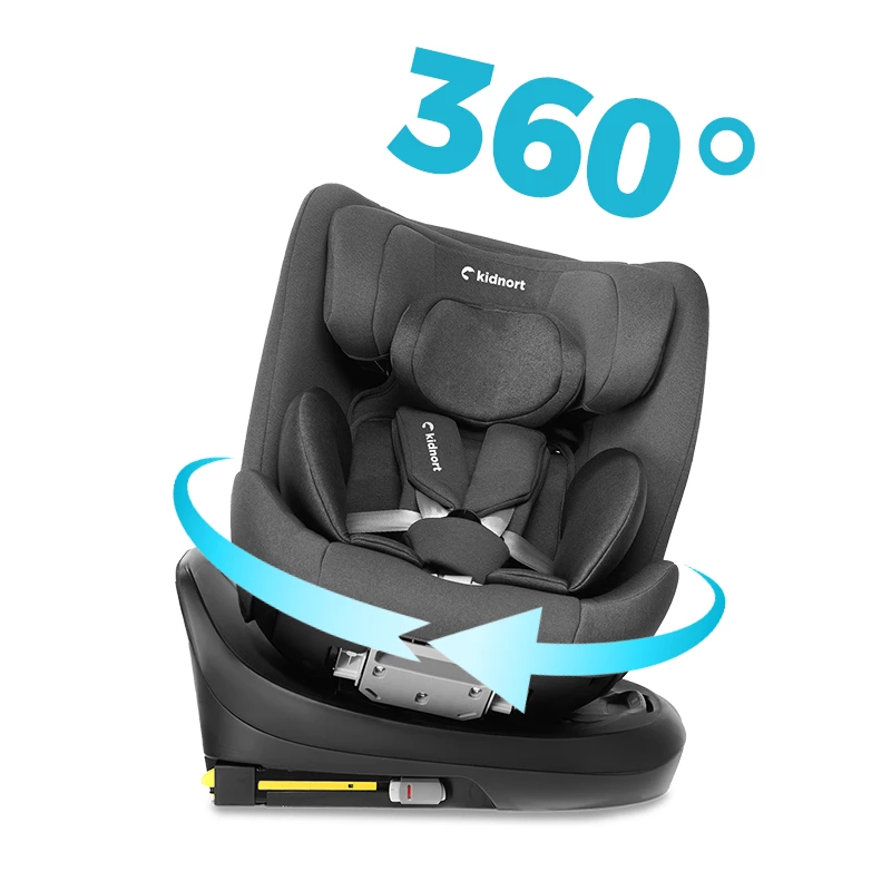 Seggiolino Auto Radjur Kidnort Grey - 3